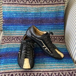 Mens STEVE MADDEN Python and Leather Sneaker